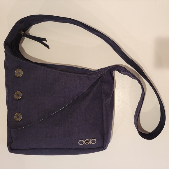 OGIO Brooklyn Crossbody Purse Tablet Shoulder Bag Messenger- Peacoat Navy - Picture 1 of 9